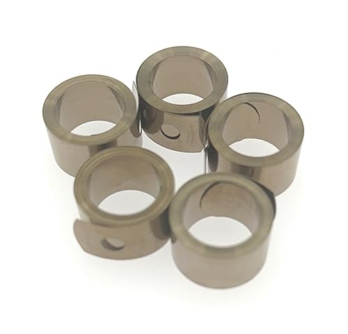 SUS301 Constant Force Spring，Load 2.62 lbs，ID 0.59',OD 0.82',Total Length 30',EXTANDED Length 24.02',Material Wideness 0.5',Material Thickness 0.0079',Pack of 5 - Poueer