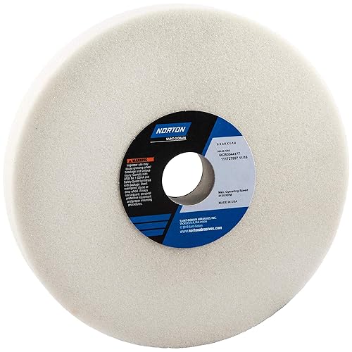 Norton 66253044180 8x3/4x1-1/438a46-kvbe Type 01 Straight Wheel - Poueer