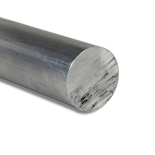 OnlineMetals 6061 Aluminum Round Bar, Unpolished (Mill) Finish, Extruded, T6511 Temper, ASTM B221, 3/4' Diameter, 36' Length - Poueer