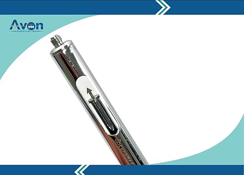 Set of 4 - Dental Anesthetic Syringe 1.8mL Self-Aspirating with Arrow Rod Plunger and Plastic Handle Ring | Premium Lightweight German Stainless Steel Dental Instruments - Poueer