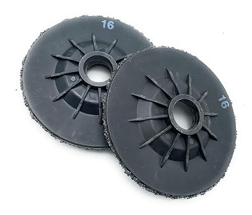 SIGNI 5 Pack SiC Plastic Back Grinding Wheel for Granite/Marble/Concrete and Glasses (4.5 INCH, 8 GRIT) - Poueer