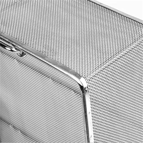 Medical 304 Stainless Steel Instrument Sterilization Baskets,Surgical Instrument Tool Sterilization Tray case Box,Mesh Perforated Baskets Sterilization Tray,50 * 40 * 20cm - Poueer