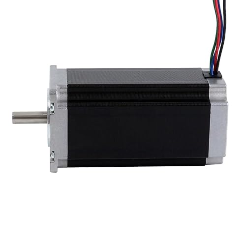 STEPPERONLINE Nema 23 Stepper Motor 8mm Shaft Bipolar 3Nm(425oz.in) 4.2A 57x57x113mm 4 Wires CNC Engraving Machine - Poueer