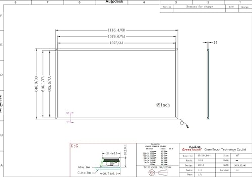 55-Inch 16-Point Multi-Touch Infrared IR Touch Frame Panel (55 Inches, USB, HID Compatible) - Poueer