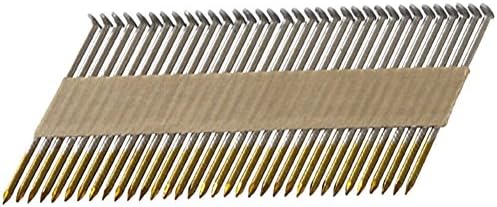 Metabo HPT Framing Nails | 3 In. x .120 | Off Set Head | 30 Degree | Hot Dipped Galvanized | Ring Shank | Paper Tape | 2,500 Count | 15237HPT - Poueer