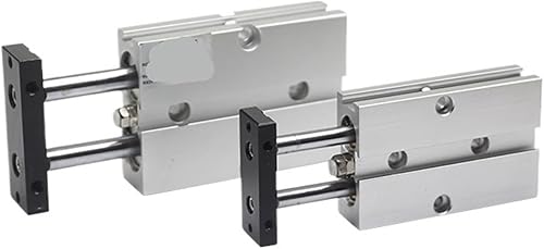 Cylinder Double Rod TN10 Cylinder Diameter 5/10/15/20/25/30/35/40/50/60/70/80/90/100/125/150mm Stroke Aluminum Alloy(TN10-25S) - Poueer