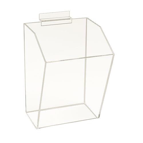 Econoco HP/DB69 Modular Dump Bin, 6' Width x 9' Height, Clear (Pack of 12) - Poueer