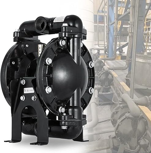Air-Operated Double Diaphragm Pump 120PSI 35Gpm Pneumatic Dual Diaphragm Pump Air-Operated Waste Oil Transfer Pump - Poueer