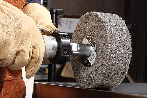 Cubitron Multi-Finishing Wheel - 2S Fine Grit Silicon Carbide - Stainless Steel Finishing Wheel - Convolute Wheel - 6 in x 2 in x 1 in - Pack of 2 - Poueer