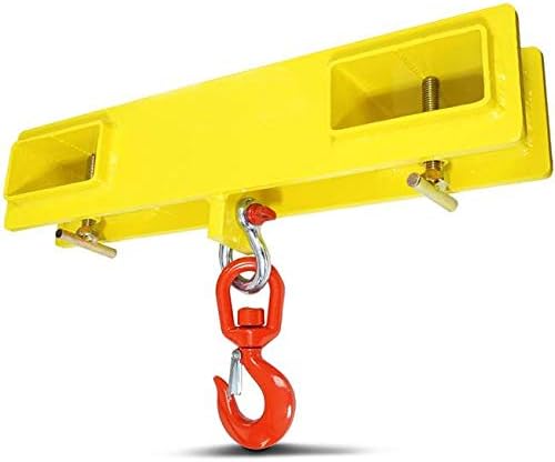 Titan Attachments Forklift Lifting Hoist 4000 lb. Capacity Single Hook HD - Poueer
