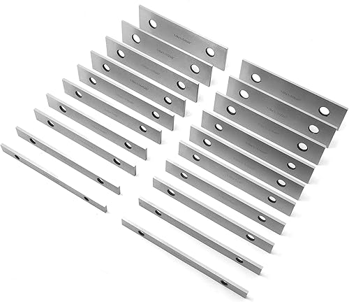 WEN 10380 20-Piece Precision-Ground 1/8-Inch Parallel Sets with Case - Poueer