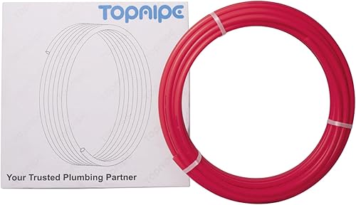 PEX-A Pipe, 1/2 Inch x 100 Feet Blue Pipe, NSF Certified for Potable Water, PEX-A Tubing for Plumbing, Floor/Wall Plumbing Tools Pex Fittings for Hot/Cold Water - Poueer