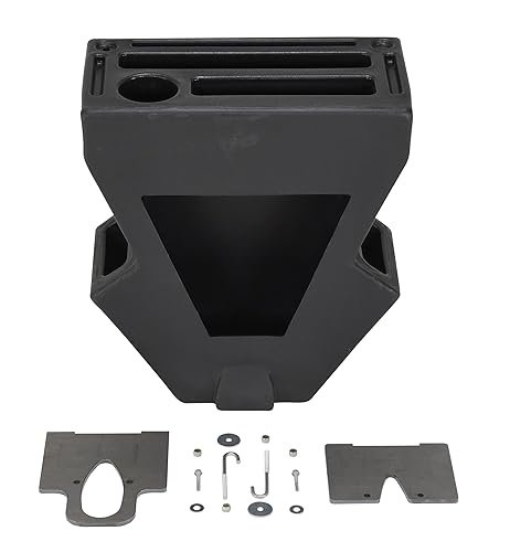 Vestil P-CADDY-BK-CWN Recycled Plastic Crown Pallet Truck Caddy 7-3/4 In. x 16-1/4 In. x 18-5/8 In. Black - Poueer