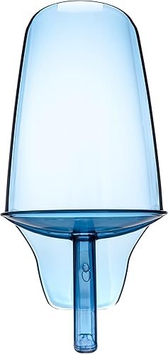 San Jamar SI9500 Polycarbonate Saf-T-Scoop Only, 64oz to 86oz, for Ice Machine, Blue - Poueer