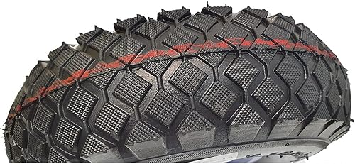 260 mm Replacement Pneumatic Rubber/Plastic Wheel for Jockey Wheels Tyre Width 70 mm, Diameter 260 mm, 136 kg Max, Static Load - Poueer