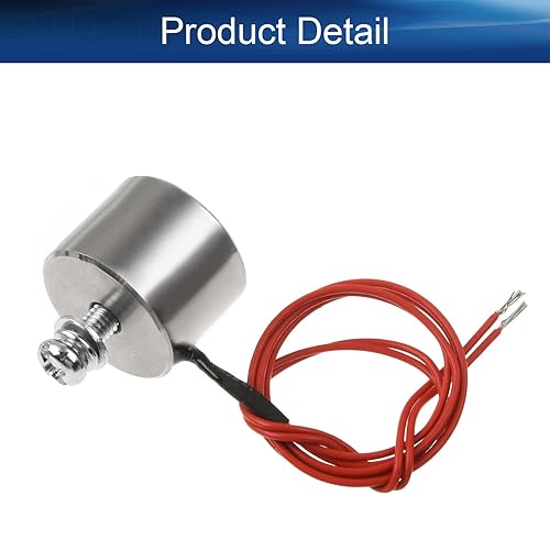 Heyiarbeit 12V DC 1500N Electric Lifting Magnet Electromagnet Solenoid Lift Holding 80mmx38mm - Poueer