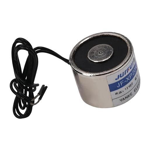 Heyiarbeit 12V DC 1500N Electric Lifting Magnet Electromagnet Solenoid Lift Holding 80mmx38mm - Poueer