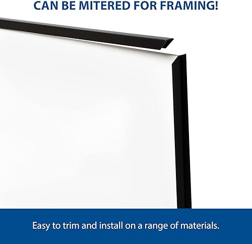 Outwater Plastics White 3/16'' Styrene Plastic U-Channel/C-Channel 46 Inch Lengths (Pack of 3) - Poueer