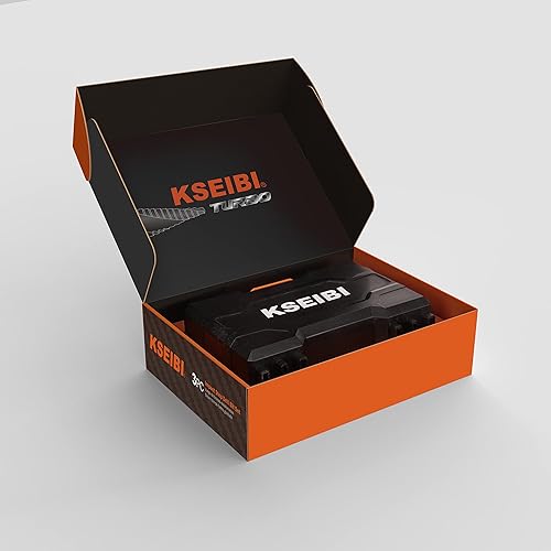 KSEIBI Unibit 3-Piece High-Speed Steel Step Drill Bit Set - for Stainless Steel, Aluminium, Wood - Poueer