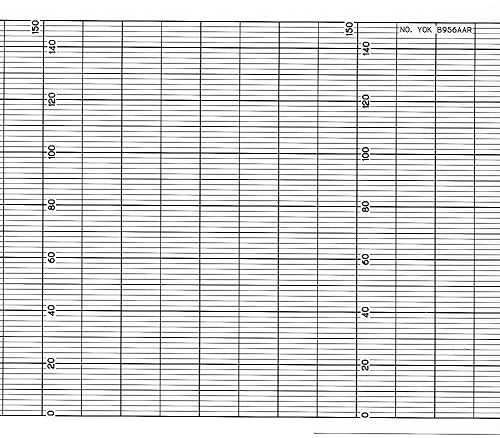B9619AH, Strip Chart, Fanfold, Range 0 to 100, 66FT - Poueer