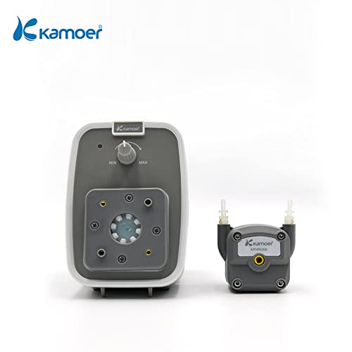 Kamoer KCP200 Automatic Circulation high Flow peristaltic dosing Pump 24v 100~200ml/min with Adjustable Flow Rate BPT 3.2 * 6.4mm - Poueer