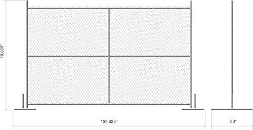 Chain Link Fence Base - Sturdy Foundation for Secure Perimeters - Poueer
