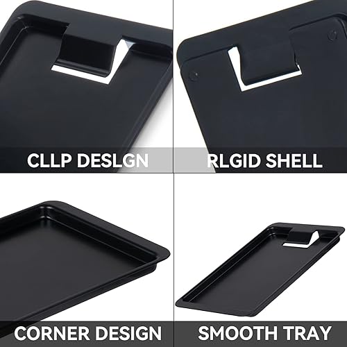 32 Pieces Black Check Holders,Guest Receipt Holder Tray Check Presenter Trays Guest,Restaurant Tip Tray,Check Tip Trays Waitress,Check Tip Trays for Waitress Tip Tray,Restaurants,Bars,Hotels - Poueer