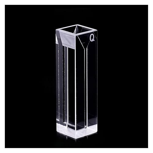 Cuvette 1pcs Micro Quartz Fluorescence Cuvette with Lid 350ul - Poueer
