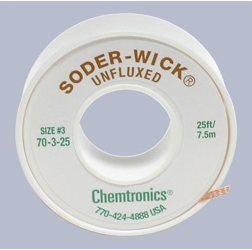 Chemtronics 70-3-25 SODER WICK.080 GREEN - Poueer