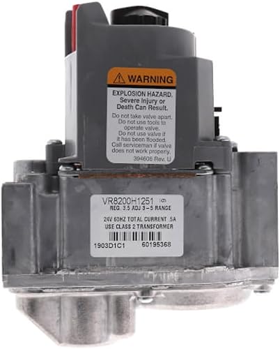 Honeywell VR8200H1251 combination standing pilot gas control valve - Poueer