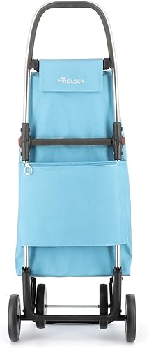 Rolser I-Max MF 4 Wheel Foldable Shopping Trolley - Orange - Poueer