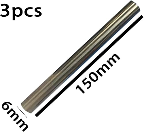 Tungsten Rod Pure Tungsten Solid Round Bar Easy to Process Widely Used in Electrical Length 150mm Diameter 1mm to 6mm 3pcs,Diameter 5mm - Poueer