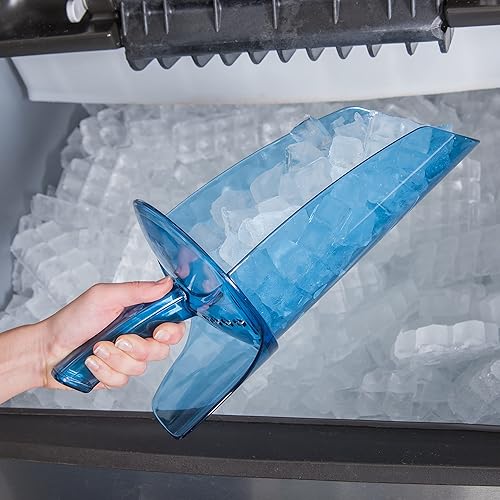 San Jamar SI9500 Polycarbonate Saf-T-Scoop Only, 64oz to 86oz, for Ice Machine, Blue - Poueer