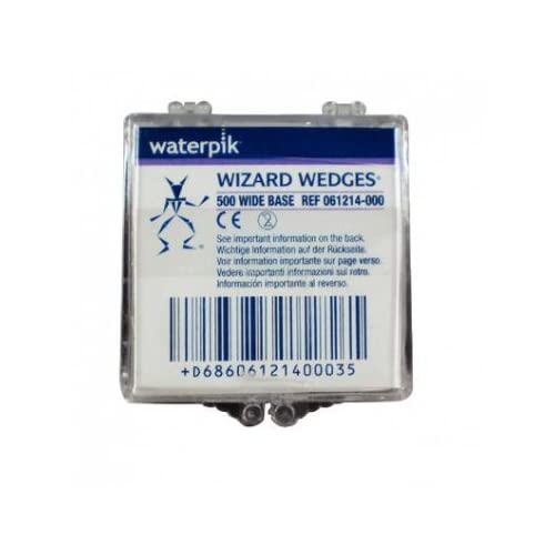 Waterpik 61214 Wizard Wedges, Wide (Pack of 500) - Poueer