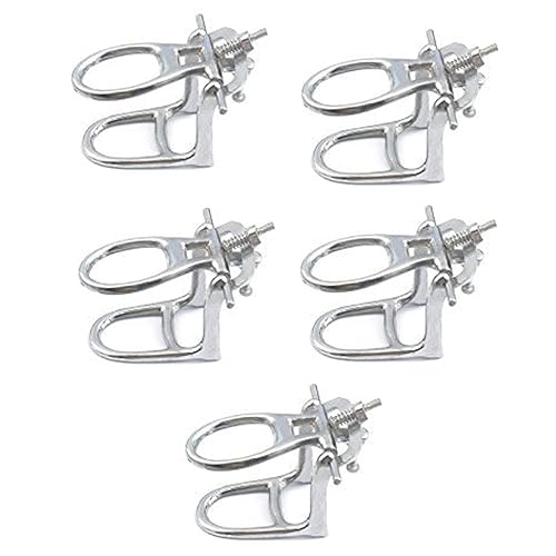 5PCS Dental LAB GALVANIZING Articulator Chrome Plated Full HIGH Arch Denture Adjustable A+ Quality - Poueer