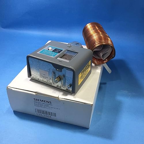 SIEMENS INDUSTRY 134-1504 Powers Controls, Manual Reset, Thermostat, Range / 15-55 Degree F / -9-13 Degree C, Low Temperature Detection, Cutout Alarm - Poueer