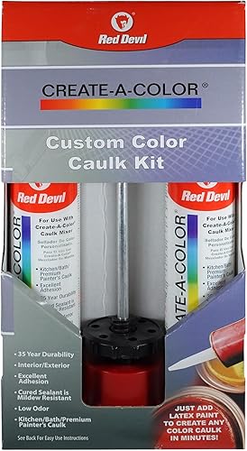 Red Devil 4074 Create-A-Color Caulk Kit - Poueer