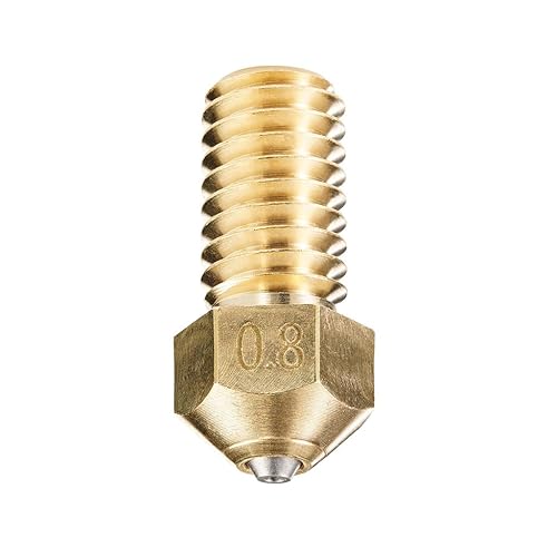 Diamond PCD Tip Nozzle 0.6mm for AnkerMake M5 / M5C 3D Printer, Hardened High Precision (AKM, 0.6mm) - Poueer