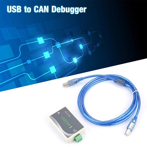 Walfront USB to CAN Analyzer USB CAN Debugger Compatible, PC Can Use It to Connect with a Standard CAN Network Via USB Bus - Poueer