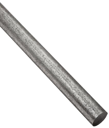 OnlineMetals A36 Carbon Steel Round Bar, Unpolished (Mill) Finish, Hot Rolled, ASTM A36, 1' Diameter, 36' Length - Poueer