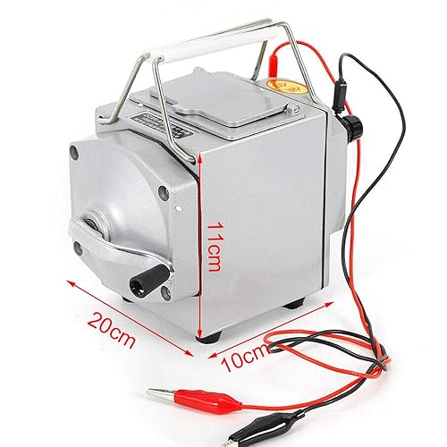 1000MΩ Megger Meter Insulation Resistance Tester, 120 RPM 1000V Portable Hand Crank Digital Meter Megohmmeter Insulation Meter - Poueer