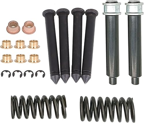 Door Hinge Spring Pin and Bushing Repair 20pc Kit Compatible with 1968-1979 Camaro Firebird Nova 4.1L 5.0L 5.7L EB-A00030 A00031 - Poueer