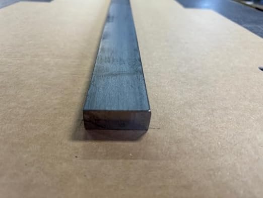 1'' x 2'' Steel Flat Bar x 30'' Length, A36 Hot Rolled Steel, Gray - Poueer