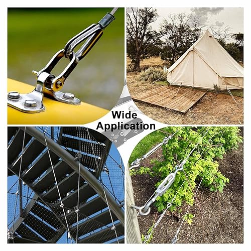 Sanuke Wire Rope Crimping Tool Kit, with 375pcs Wire Rope Aluminum Crimping Loop Sleeves, Crimping from 3/64-inch to 1/8-inch - Poueer