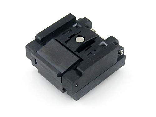 QFN16 Clamshell Programming Adapter/Burning/IC Test Burn-in Socket QFN-16BT-0.65-01, 16-Pin, 0.65mm Pitch, Applied to MLP16, MLF16 Packages. - Poueer