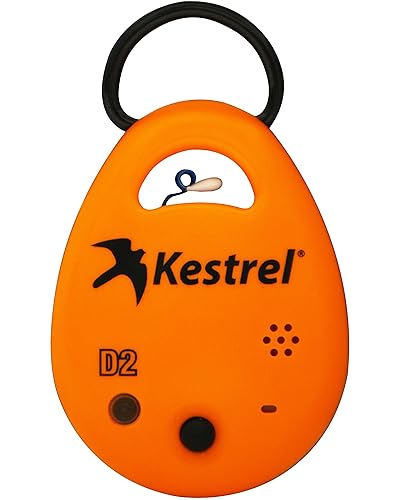 Kestrel Drop D2 Wireless Temperature Humidity Data Logger, Orange - Poueer
