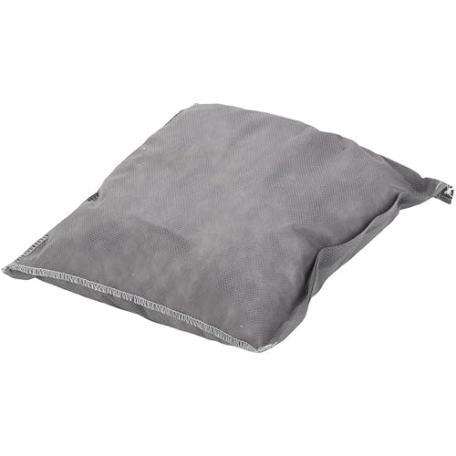 Universal Gray Sorbent Pillows: 9' x 9' x 2' (Pack of 32 Pillows) - Poueer