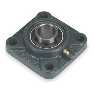 Flange Bearing, 4-Bolt, Ball, 1-1/2' Bore - Poueer