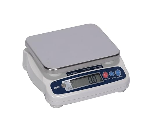 A&D Weighing SJ-1000HS Digital Portion Scale, 1000g x 0.5g - Poueer
