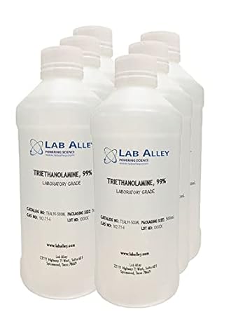 Triethanolamine 99%, Lab Grade - 1 Gallon - Poueer